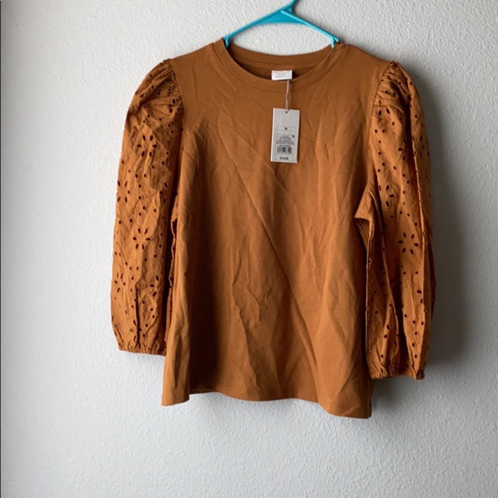 Mustard Top shirt NWT target
